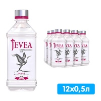 Вода Живея Кристальная / Jevea Crystalnaya 0.5 литра, без газа, пэт, 12 шт. в уп.
