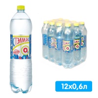Вода Stelmas О2 0.6 литра, без газа, пэт, 12 шт. в уп.