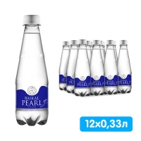 Вода Жемчужина Байкала / Baikal Pearl 0.33 литра, без газа, пэт, 12 шт. в уп.