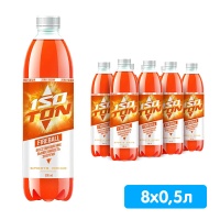 Напиток Изотон / Isoton со вкусом Шаровая молния 0.5 литра, без газа, пэт, 8 шт. в уп.