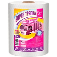 Салфетки House Lux Super универсальные 25 x 23 см, 1 рулон, 200 шт