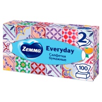 Косметические салфетки Zemma everyday 2-х сл.(100шт)