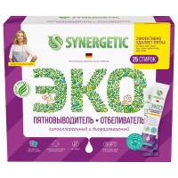 Пятновыводитель-отбеливатель Synergetic 25 стирок, 625 мл