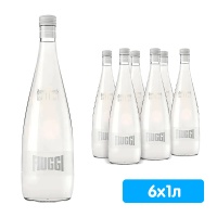 Вода Фьюджи / Fiuggi Naturale 1 литр, без газа, стекло, 6 шт. в уп.