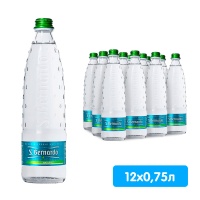 Вода Сан Бернардо / San Bernardo 0.75 литра, без газа, стекло, 12 шт. в уп.