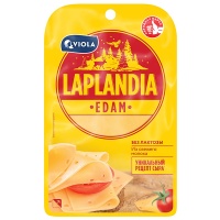 Сыр Viola Laplandia Эдам полутвердый без лактозы, нарезка 45% 120 гр