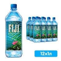 Вода Фиджи / Fiji 1 литр, без газа, пэт, 12 шт. в уп.