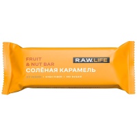 Батончик R.A.W. LIFE орехово-фруктовый Соленая карамель 47 гр
