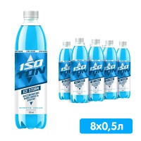 Напиток Изотон / Isoton со вкусом Ледяная буря 0.5 литра, без газа, пэт, 8 шт. в уп.