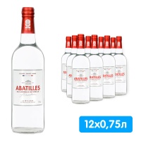 Вода Абатий / Abatilles 0.75 литра, газ, стекло, 12 шт. в уп.