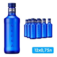 Вода Nedra 0.75 литра, без газа, стекло, 12 шт. в уп.