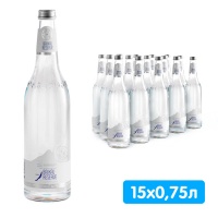 Вода Байкал Резерв / Baikal Reserve 0.75 литра, газ, стекло, 15 шт. в уп.
