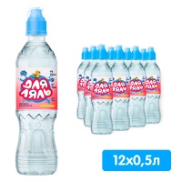 Вода Для Ляль 0.5 литра, без газа, спорт, пэт, 12 шт. в уп.