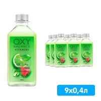Окси Баланс / Oxy Balance базилик, клубника, лайм 0.4 литра, пэт, 9 шт. в уп.