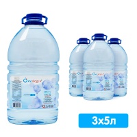 Вода ОксиАква / OxyAqua 5 литров, 3 шт. в уп.