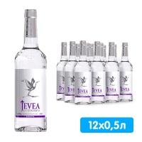 Вода Jevea Crystalnaya / Живея Кристальная 0.5 литра, газ, стекло, 12 шт. в уп.