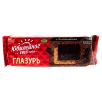Печенье "Юбилейное" с темной глазурью 116г (1шт)