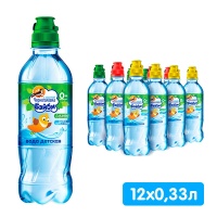 Вода Черноголовка Спорт детская 0.33 литра, без газа, пэт, 12 шт. в уп.