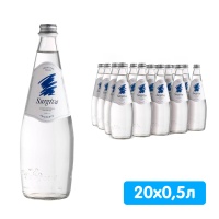 Вода Сурджива / Surgiva 0.5 литра, без газа, стекло, 20 шт. в уп.