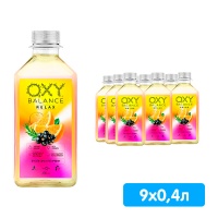 Окси Баланс / Oxy Balance Relax смородина, розмарин, апельсин 0.4 литра, пэт, 9 шт. в уп.