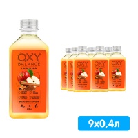 Окси Баланс / Oxy Balance Immuno яблоко, корица 0.4 литра, пэт, 9 шт. в уп.