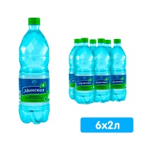 Вода Минская-4 2 литра, газ, пэт, 6 шт. в уп.