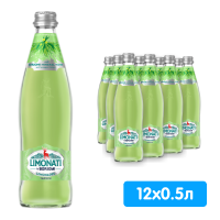 Напиток Лимонати / Limonati by Borjomi Тархун 0.5 литра, газ, стекло, 12 шт. в уп.