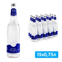 Природная вода Baikal Pearl / Жемчужина Байкала 0.75 литра, без газа, стекло, 15 шт. в уп.
