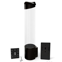 Стаканодержатель Ecotronic, 70ст, на шурупах, черный