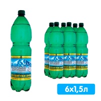 Вода Курортный Источник Нагутская №4 1.5 литра, газ, пэт, 6 шт. в уп.
