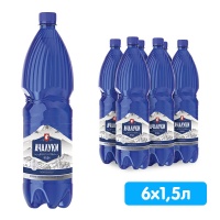 Вода Ачалуки 1.5 литра, газ, пэт, 6 шт. в уп.