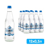 Вода Саирме / Sairme 0.5 литра, без газа, стекло, 12 шт. в уп.