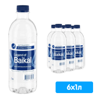Вода Legend of Baikal 1 литр, без газа, пэт, 6 шт. в уп.