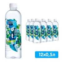 Вода Ноу стресс / No stress магниевая лайм-мята низкокалорийный 0.5 литра, без газа, пэт, 12 шт. в уп.