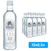 Вода Dausuz 0.5 литра, без газа, пэт, 12 шт. в уп.