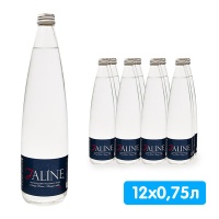 Вода Жалин / Jaline 0.75 литра, газ, стекло, 12 шт. в уп.