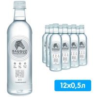 Вода Dausuz 0.5 литра, газ, пэт, 12 шт. в уп.