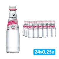 Вода San Benedetto 0.25 литра, без газа, стекло, 24 шт. в уп.