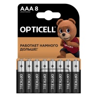 Батарейки Opticell Basic AAA 8 шт. в уп.