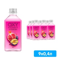 Окси Баланс / Oxy Balance гранат, слива 0.4 литра, пэт, 9 шт. в уп.