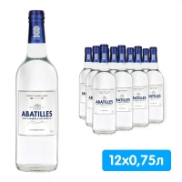 Вода Абатий / Abatilles 0.75 литра, без газа, стекло, 12 шт. в уп.
