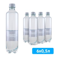 Вода Фьюджи / Fiuggi Naturale 0.5 литра, без газа, пэт, 6 шт. в уп.