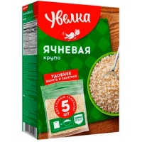 Крупа ячневая Увелка в пакетах для варки 80 гр x 5 шт