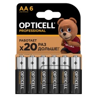 Батарейки Opticell Basic AA 6 шт. в уп.
