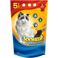 Наполнитель Зооник комкующийся 5 л
