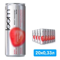 Напиток Loom клубника-базилик 0.33 литра, газ, ж/б, 20 шт. в уп.
