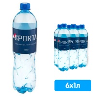 Вода Спорта / Sporta 1 литр, без газа, пэт, 6 шт. в уп.