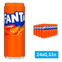 Fanta / ����� ������ 0.33 �����, �/�, 24 ��. � ��