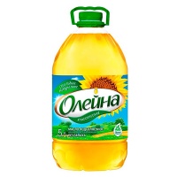 Масло Олейна подсолнечное рафинированное дезодорированное 5 литров
