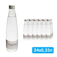 Вода Жалин / Jaline 0.33 литра, без газа, стекло, 24 шт. в уп.